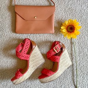 Steve Madden Raffia Magestee Wedges